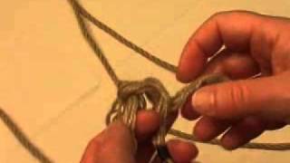 How to tie a Thistle Knot [upl. by Raamal]