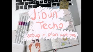 Kokuyo Jibun Techo Set Up and Plan with Me January 2023 [upl. by Jamin]