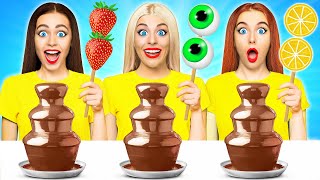 Chocolate Fountain Fondue Challenge 1 by Multi DO Fun [upl. by Acirretal]