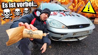 Wie viele BÖLLER ÜBERLEBT ein AUTO  Extreme Sprengkraft durch Kategorie F4 Feuerwerk [upl. by Oconnor959]