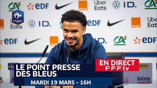 Le replay de la conférence de presse des Bleus mardi 19 mars 2024 [upl. by Emylee766]