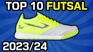 Top 10 MELHORES chuteiras FUTSAL 202324  Camisas e Chuteiras [upl. by Araccot]