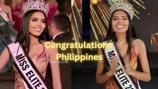 Juvyel Anne Saluta Confidently will bring Home the Crown at Miss Elite World 2024 Coronation Night [upl. by Siusan]