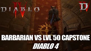 Barbarian VS Cathedral of Light Capstone Dungeon  World Tier 2 Lvl 50  Diablo 4 [upl. by Beret216]