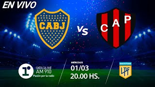 BOCA VS PATRONATO  EN VIVO  SUPERCOPA ARGENTINA [upl. by Kcirtap]