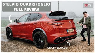 Alfa Stelvio Quadrifoglio 510hp REVIEW  The FERRARI of SUVs [upl. by Lagas]