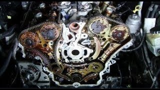 VE COMMODORE TIMING CHAIN REPLACEMENT Part 1 [upl. by Seravat]