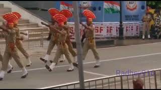 Wagah Border  Wagah Border Parade  Bagha Border Ki Parade [upl. by Leirua]