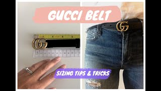 GUCCI MARMONT BELT  SIZING TIPS TRICKS amp TRYON [upl. by Manfred]