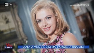 Sandra Milo e il cinema lamore di una vita  La Vita in diretta  29012024 [upl. by Aman]