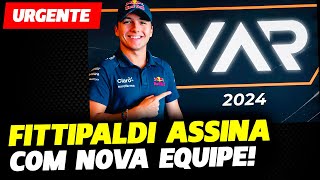 URGENTE ENZO FITTIPALDI É ANUNCIADO COMO PILOTO DA VAR PARA 2024 NA F2  FÓRMULA 1  GP EM CASA [upl. by Firooc]