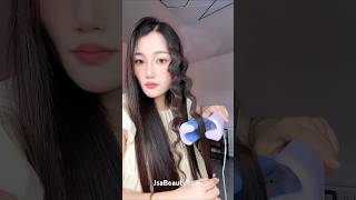 Hair curler makeup tutorial natural cute look by JSA Beauty [upl. by Nyltak559]