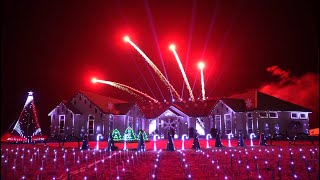 2023 Christmas Light and Firework Show  4K [upl. by Ssyla]