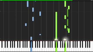 Passaggio  Ludovico Einaudi Piano Tutorial Synthesia  Wouter van Wijhe [upl. by Deering]