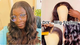 DIY Wig Styling  Work week prep for 95ers Working class homemakers if that makes sense 🤣😂 [upl. by Dovev]