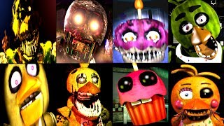 40 CHICA JUMPSCARES  FNAF amp Fangame  IULITM [upl. by Melvina61]