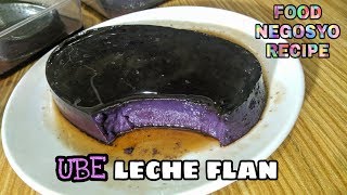 WITH COSTING UBE LECHE FLAN HOW TO MAKE UBE FLAN NEGOSYO UBE LECHE FLAN RECIPE [upl. by Odlanir]