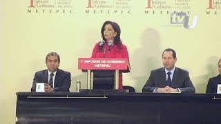 Primer Informe de Gobierno de Carolina Monroy al frente de Metepec [upl. by Anneres869]