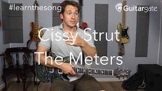 learnthesong  Cissy Strut  The Meters  Guitar Lesson Tutorial [upl. by Gavini]