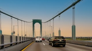 New York 4K  Driving To The Bronx On Whitestone Bridge In 28 Minutes [upl. by Aeila578]