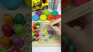 Early childhood education bead clip toys can not only exercise childrens fine hand movements b [upl. by Aicercal]