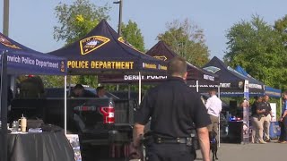 Statewide law enforcement recruiting fair held Friday in Meriden [upl. by Karrie]