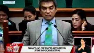 Tiangco Mandanas said he was told quotkung pipirma ka kakampi ka ni PNOYquot [upl. by Yazbak]