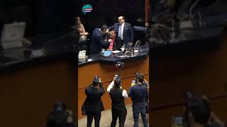 🚨 Alejandro Moreno increpa a Gerardo Noroña durante sesión del Senado 🚨 [upl. by Mloc799]