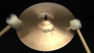 Paiste 2002 11quot Splash Cymbal Sound Sample Video 362 Grams The Drum Experts [upl. by Saeger]