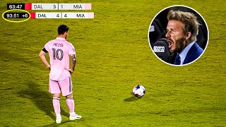 The Day Lionel Messi Saved Inter Miami amp IMPRESSED David Beckham [upl. by Thorbert]