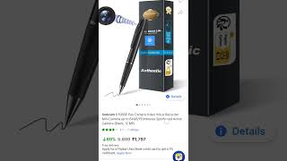 Pen Camera 🤯  ₹1797  shorts pencamera pencameravideo recordingpen [upl. by Ateiram]