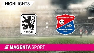 1860 München  SpVgg Unterhaching  Spieltag 28 1819  MAGENTA SPORT [upl. by Ennahteb]