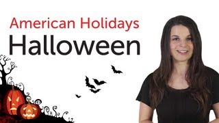 Learn American Holidays  Halloween [upl. by Nesila309]