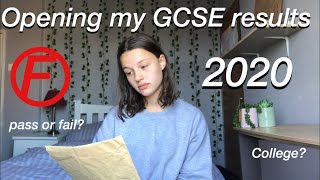 Opening My GCSE Results 2020 Live Reaction [upl. by Rebmyt]