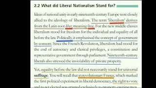 What did Liberal Nationalism Stood for The Rise of Nationalism in Europe Class 10 History NCERT [upl. by Matrona]