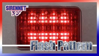 Flash Pattern Whelen 400 Series Linear SuperLED Lighthead [upl. by Hy398]