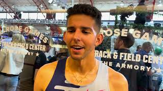 Grant Fisher Breaks 2 Mile American Record With 80362 At Millrose Games [upl. by Aniahs874]