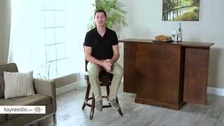 Belham Living Woodward Swivel Counter Stool  Product Review Video [upl. by Notnel247]