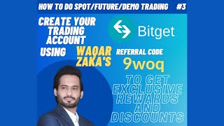 Spot Trading Future Trading Demo Trading ka Tariqa  How to do SpotFutureDemo Trading on Bitget [upl. by Oyam]