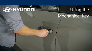 Using the Mechanical Key  Hyundai [upl. by Leafar836]