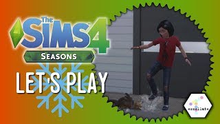 ☀️🍂 SPELEN IN HET ONWEER ❄️🍃  Sims 4 Jaargetijden Lets Play  Deel 1 [upl. by Esertap]