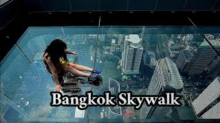 Thailand Mahanakhon Skywalk Bangkok [upl. by Pattie]