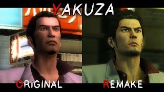 Yakuza Kiwami  Original vs Remake Comparison [upl. by Radek]