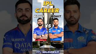 Virat Kohli vs Rohit Sharma in IPL 🥶⚡sd lovers 31shortscricketviral sdlovers31ipl [upl. by Eniamat]