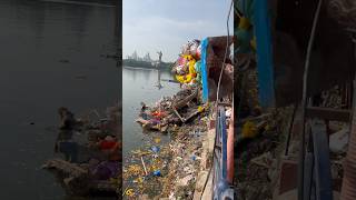 Wrong way of Ganpati Visarjan 2024 ganpati ytshorts bappa tankband nimarjan bappa🥹 [upl. by Aisul]