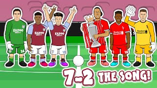 😂72 THE SONG😂 Aston Villa vs Liverpool 2020 Parody Goals Highlights [upl. by Teragram]