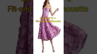 Tadashi Shoji 3D Floral Midi Dress fashion womensclothing tipsmate [upl. by Brandise]