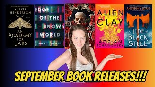 MOST ANTICIPATED FANTASY amp SCIFI BOOK RELEASES FOR SEPTEMBER 2024 edition [upl. by Pliske]