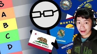 DOES YOUR FLAG FAIL Grey Grades The State Flags CGP Grey  REACTION [upl. by Gonzalez]