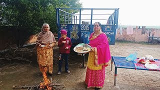 Lohri Celebration 😊  Easy Cooking Masters And Punjabi Culture [upl. by Annaoy]